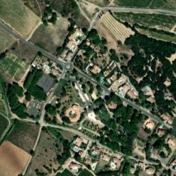 Vue satellite de L'Affenage à Pouzols