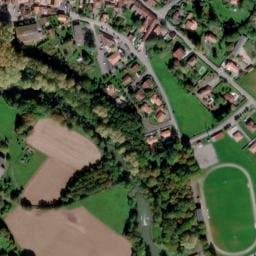 Vue satellite de Aire de Amou à Amou