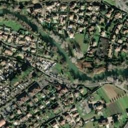 Vue satellite de Camping Caravaning Les Mimosas à Pégomas