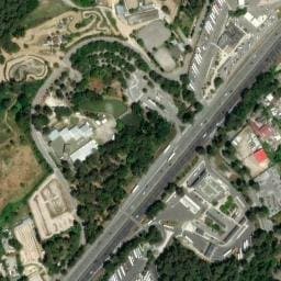Vue satellite de Aire de camping-car à Vallauris (2) à Vallauris
