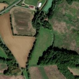 Vue satellite de Camping de Saint-Fris à Pouylebon