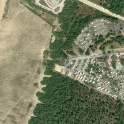 Vue satellite de Aire municipale de camping-cars Ondres-Océan à Labenne