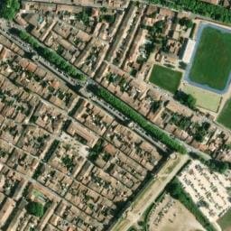 Vue satellite de Aire de camping-car à Le Grau-du-Roi à Le Grau-du-Roi