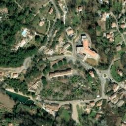 Vue satellite de Ancien camping Les Arnauds à Salernes