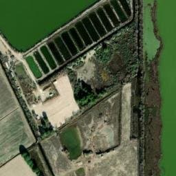 Vue satellite de Aire de camping-car les Poissons d'Argent à Le Grau-du-Roi