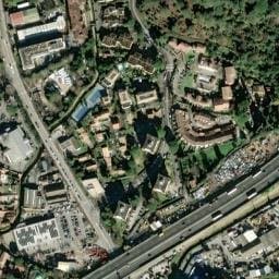 Vue satellite de Camping GCU de Cannes à Mouans-Sartoux