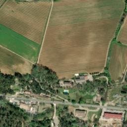 Vue satellite de Camping Les Cadenières à Villecroze