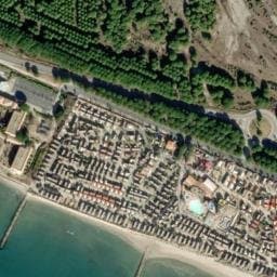 Vue satellite de Le Boucanet à Le Grau-du-Roi
