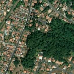 Vue satellite de Camping Jobel à Boucau