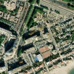Vue satellite de PARKING CENTRE à Pérols