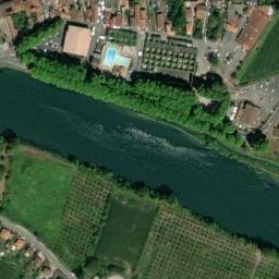 Vue satellite de Aire de camping-car à Peyrehorade à Peyrehorade