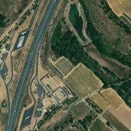 Vue satellite de Aire de Paulhan à Aspiran
