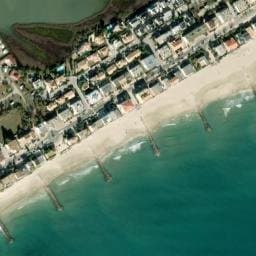 Vue satellite de CAMPING LES ROQUILLES à Palavas-les-Flots