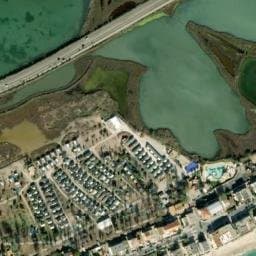 Vue satellite de CAMPING MONTPELLIER PLAGE à Palavas-les-Flots