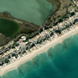 Vue satellite de Saint-Maurice à Villeneuve-lès-Maguelone