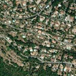Vue satellite de Camping Les Clos* à Bagnols-en-Forêt
