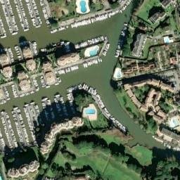 Vue satellite de Camping Les Pruniers à Théoule-sur-Mer