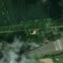 Vue satellite de Péage de Sames à Sames