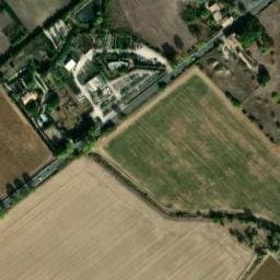 Vue satellite de Aire de camping-cars de Launac à Cournonsec