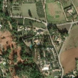 Vue satellite de Sainte-Victoire à Beaurecueil
