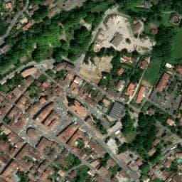 Vue satellite de Aire de camping-car à Fontenilles à Fontenilles
