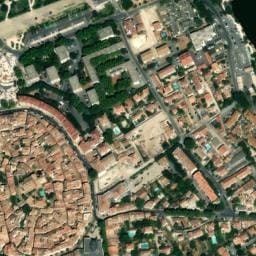 Vue satellite de Istres Aire de stationnement pour campings-cars à Cornillon-Confoux