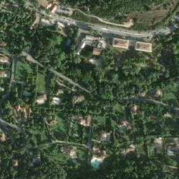 Vue satellite de Arc en Ciel à Le Tholonet