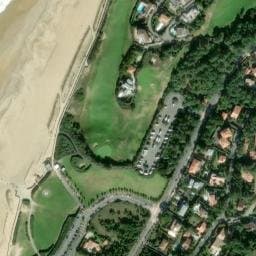 Vue satellite de Aire des Corsaires à Anglet