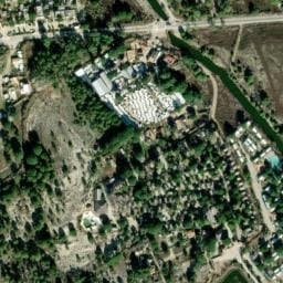 Vue satellite de Yelloh Village - Les Petits Camarguais - Quartier des Secrets à Le Grau-du-Roi