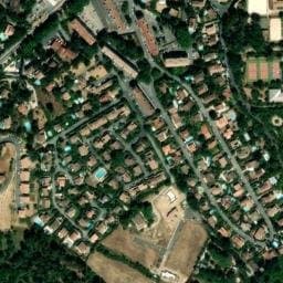 Vue satellite de Total Access - Relais Pont de l'Arc à Le Tholonet