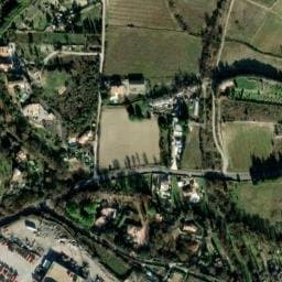 Vue satellite de CAMPING LE GAREL à Poussan