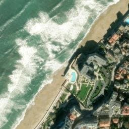 Vue satellite de Parking de la Grande Plage à Biarritz