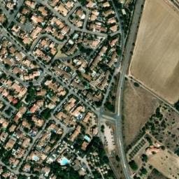 Vue satellite de Le Clos Fleuri à Vic-la-Gardiole