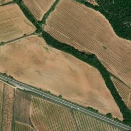Vue satellite de Aire de repos à Beaurecueil à Beaurecueil