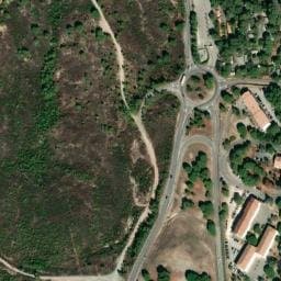 Vue satellite de Camping La Pierre Verte à Puget-sur-Argens