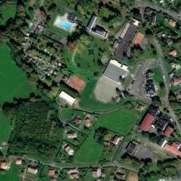 Vue satellite de Camping des Salines à Bellocq