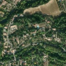 Vue satellite de Les Fouguières à Cabasse