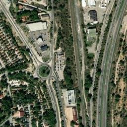 Vue satellite de Camping Marina Plage à Rognac