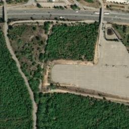 Vue satellite de Aire de Saint-Hilaire à Rougiers