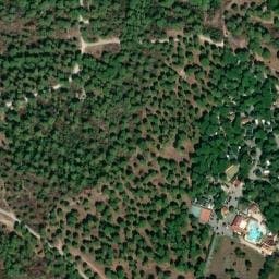 Vue satellite de La Bastiane à Le Muy