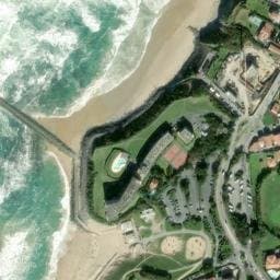 Vue satellite de Aire Milady à Bidart
