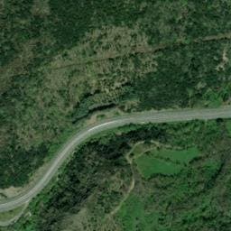 Vue satellite de Aire de repos à Saint-Pons-de-Thomières à Saint-Pons-de-Thomières