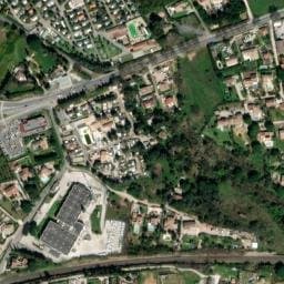 Vue satellite de Camping Sellig à Le Muy