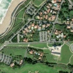 Vue satellite de Aire de repos à Bidart (2) à Bidart