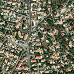 Vue satellite de Camping les Hautes Vernèdes *** à Puget-sur-Argens