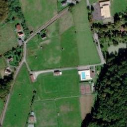 Vue satellite de Camping l'Orée du Bois by Noricamp à Castillon (Canton d'Arthez-de-Béarn)