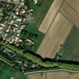 Vue satellite de Camping municipal du Moulin du Roy à Vaudreuille
