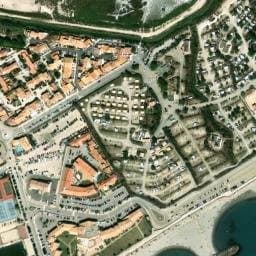 Vue satellite de La Brise de Camargue à Saintes-Maries-de-la-Mer