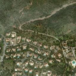 Vue satellite de Esterel Caravaning à Saint-Raphaël
