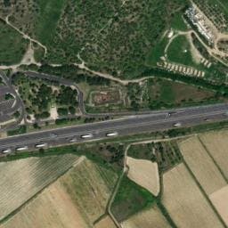 Vue satellite de Aire de Mèze à Villeveyrac